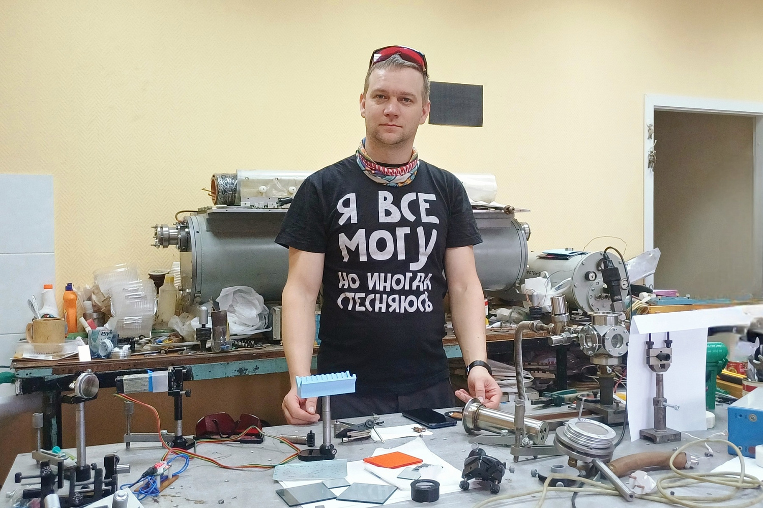 Руководитель проекта, кандидат физико-математических наук Дмитрий Генин, научный сотрудник лаборатории оптических излучений ИСЭ СО РАН.